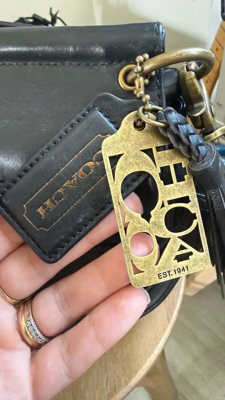 Coach Willis 70th Anniversary Limited Edition Black Crossbody Bag